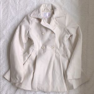 ADORABLE CREAM PEA COAT